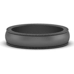 Load image into Gallery viewer, Milgrain Matte Finish Mens Band
