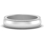 Load image into Gallery viewer, Milgrain Matte Finish Mens Band
