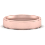 Load image into Gallery viewer, 4 mm Steps Edge Comfort Fit Mens Band
