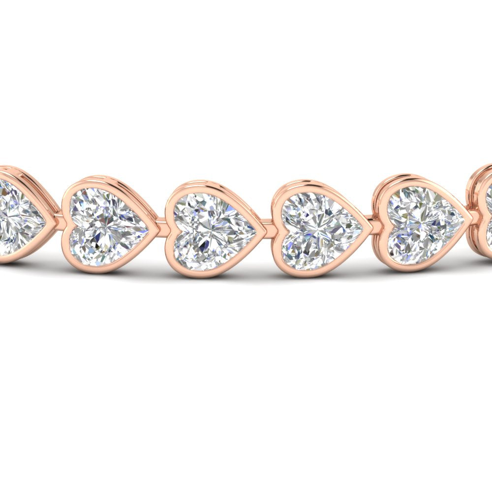 12-50-ct-bezel-tennis-bracelet-heart-shaped-diamond-in-rose-gold-fdbrc10581htangle2-12-50-ct-nl-rg