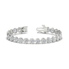 Load image into Gallery viewer, 12-50-ct-bezel-tennis-bracelet-heart-shaped-diamond-in-white-gold-fdbrc10581htangle2-12-50-ct-nl-wg