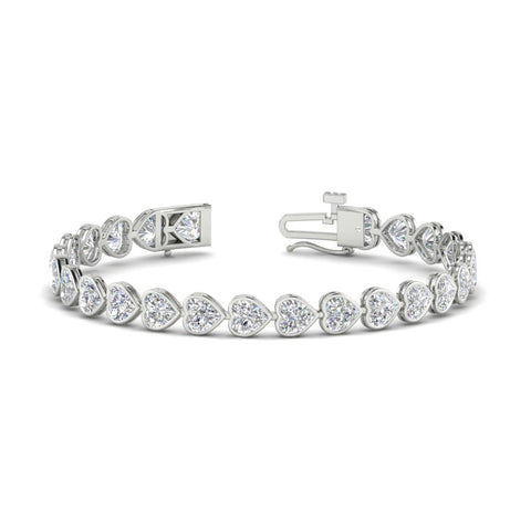 12-50-ct-bezel-tennis-bracelet-heart-shaped-diamond-in-white-gold-fdbrc10581htangle2-12-50-ct-nl-wg