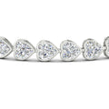 Thumbnail 24 - 12-50-ct-bezel-tennis-bracelet-heart-shaped-diamond-in-white-gold-fdbrc10581htangle2-12-50-ct-nl-wg