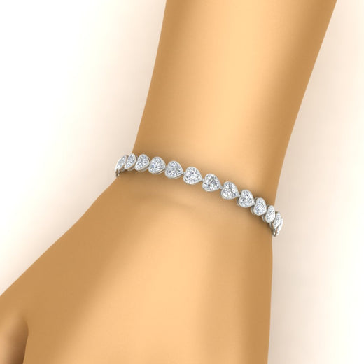 12-50-ct-bezel-tennis-bracelet-heart-shaped-diamond-in-white-gold-fdbrc10581htangle2-12-50-ct-nl-wg