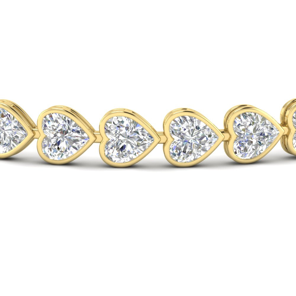 12-50-ct-bezel-tennis-bracelet-heart-shaped-diamond-in-yellow-gold-fdbrc10581htangle2-12-50-ct-nl-yg