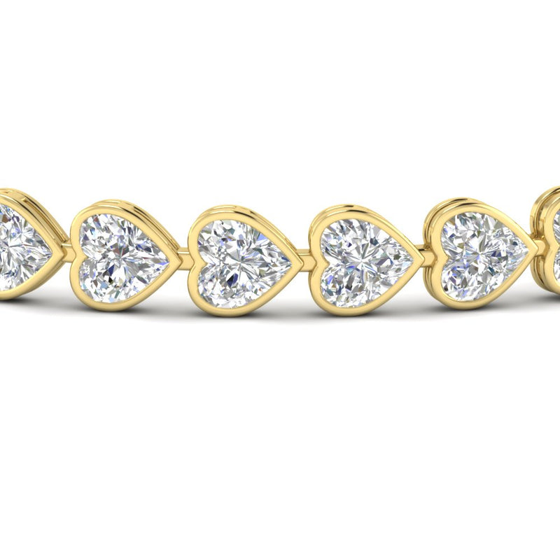 12-50-ct-bezel-tennis-bracelet-heart-shaped-diamond-in-yellow-gold-fdbrc10581htangle2-12-50-ct-nl-yg
