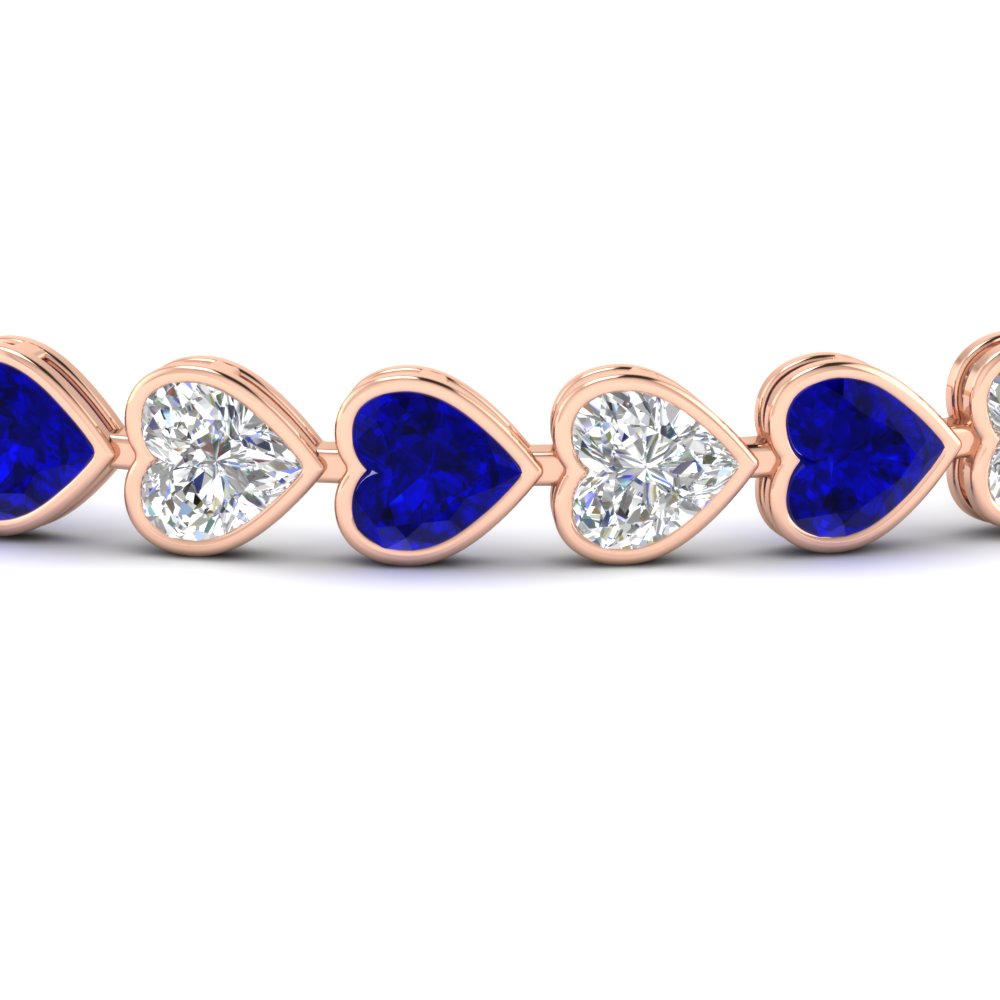 12-50-ct-bezel-tennis-bracelet-heart-shaped-diamond-with-sapphire-in-rose-gold-fdbrc10581htgsablangle2-12-50-ct-nl-rg