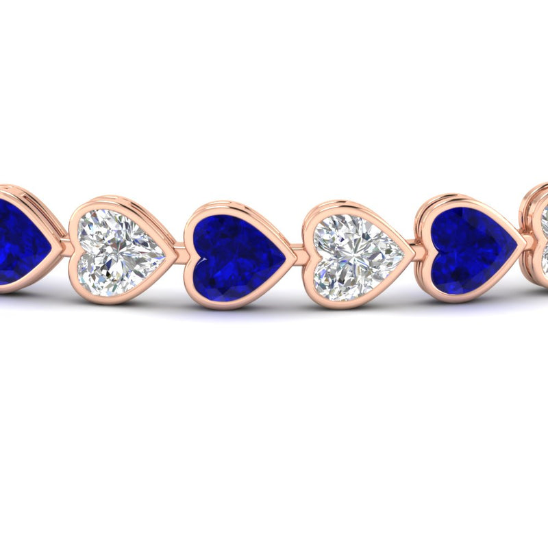 12-50-ct-bezel-tennis-bracelet-heart-shaped-diamond-with-sapphire-in-rose-gold-fdbrc10581htgsablangle2-12-50-ct-nl-rg