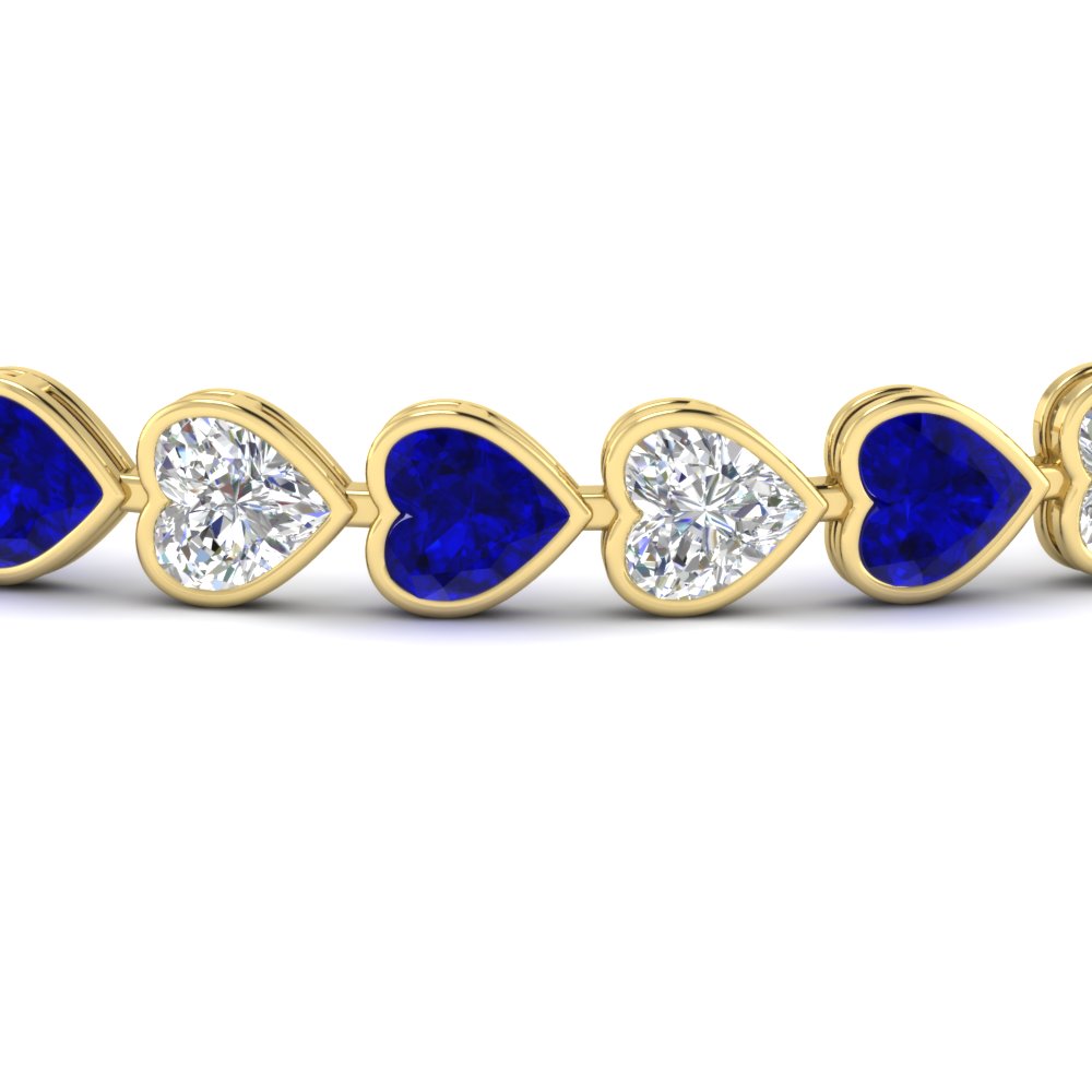12-50-ct-bezel-tennis-bracelet-heart-shaped-diamond-with-sapphire-in-yellow-gold-fdbrc10581htgsablangle2-12-50-ct-nl-yg