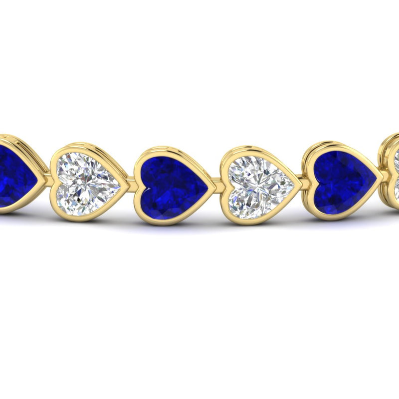 12-50-ct-bezel-tennis-bracelet-heart-shaped-diamond-with-sapphire-in-yellow-gold-fdbrc10581htgsablangle2-12-50-ct-nl-yg