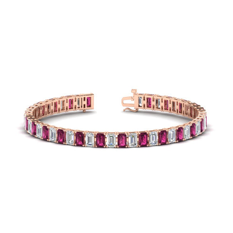 12-carat-pink-sapphire-emerald-cut-tennis-diamond-bracelet-in-rose-gold-FDBRC10449EMGSADRPI-12.00CT-NL-RG.jpg