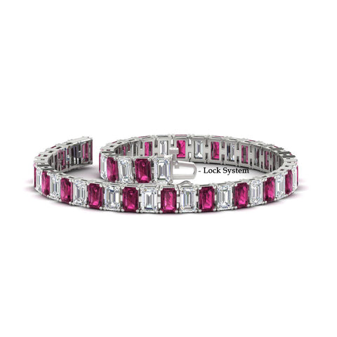 12-carat-pink-sapphire-emerald-cut-tennis-diamond-bracelet-in-white-gold-FDBRC10449EMGSADRPIANGLE4-12.00CT-NL-WG.jpg