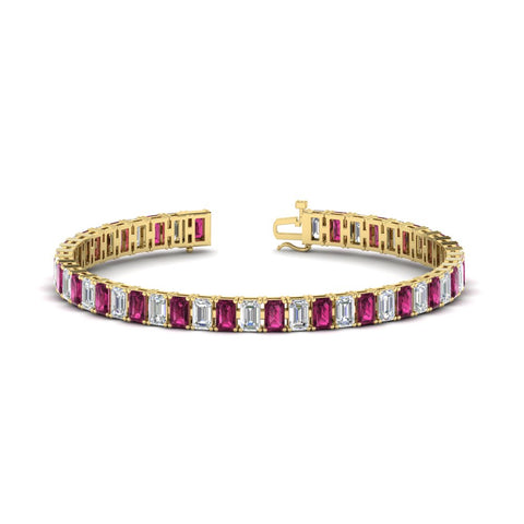 12-carat-pink-sapphire-emerald-cut-tennis-diamond-bracelet-in-yellow-gold-FDBRC10449EMGSADRPI-12.00CT-NL-YG.jpg
