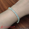 Thumbnail 44 - 12-carat-princess-cut-basket-tennis-bracelet-in-yellow-gold-fdbrc10450pr-12-00ct-1