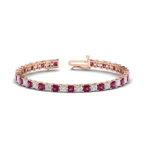 12-carat-princess-cut-pink-sapphire-basket-tennis-bracelet-in-rose-gold-FDBRC10450PRGSADRPI-12.00CT-NL-RG_b53b3a79-819d-480c-b92c-41ca7540dd45