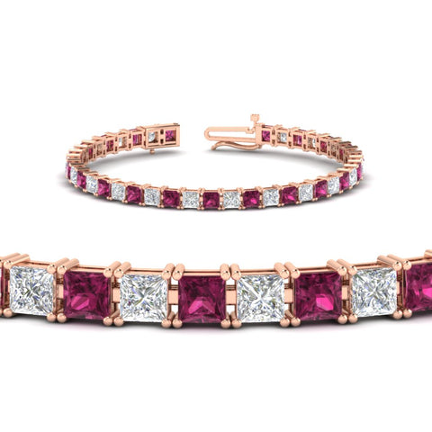 12-carat-princess-cut-pink-sapphire-basket-tennis-bracelet-in-rose-gold-FDBRC10450PRGSADRPIANGLE2-12.00CT-NL-RG_88e7ea96-5b58-45dc-94ad-5beaab1ec789