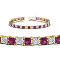 Thumbnail 54 - 12-carat-princess-cut-pink-sapphire-basket-tennis-bracelet-in-yellow-gold-FDBRC10450PRGSADRPIANGLE2-12.00CT-NL-YG_a42734e7-af1e-4960-bc27-6711929254b9