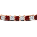Thumbnail 19 - 12-carat-princess-cut-ruby-basket-tennis-bracelet-in-rose-gold-FDBRC10450PRGRUDRANGLE5-12.00CT-NL-RG_f4b1675a-9bc8-4221-8be2-3ff3ba144d61
