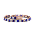 Thumbnail 8 - 12-carat-princess-cut-sapphire-basket-tennis-bracelet-in-rose-gold-FDBRC10450PRGSABLANGLE4-12.00CT-NL-RG_1b8827ac-b536-4f09-8821-f89fa61e1359