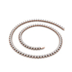 Load image into Gallery viewer, 12-carat-three-stone-diamond-cluster-gold-necklace-in-FDNK11335-(0.05CT)-NL-RG