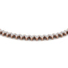 Load image into Gallery viewer, 12-carat-three-stone-diamond-cluster-gold-necklace-in-FDNK11335-(0.05CT)-NL-RG