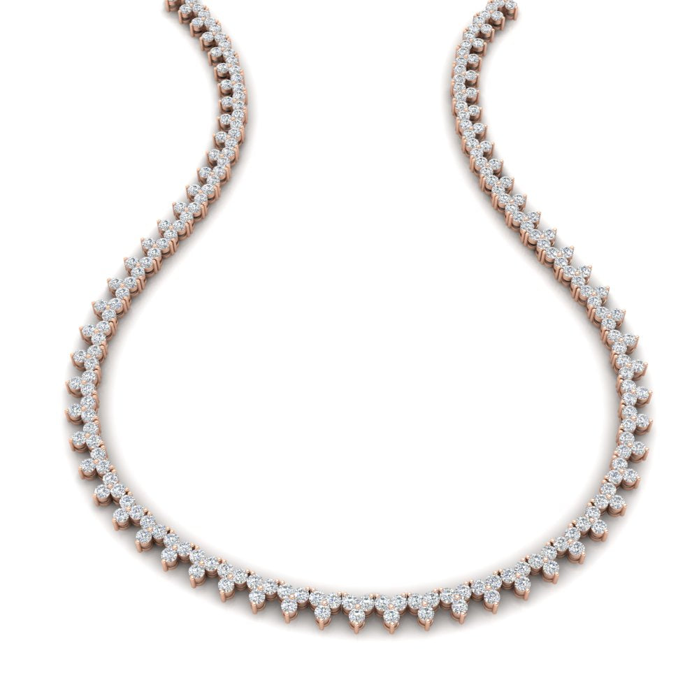 12-carat-three-stone-diamond-cluster-gold-necklace-in-FDNK11335-(0.05CT)-NL-RG