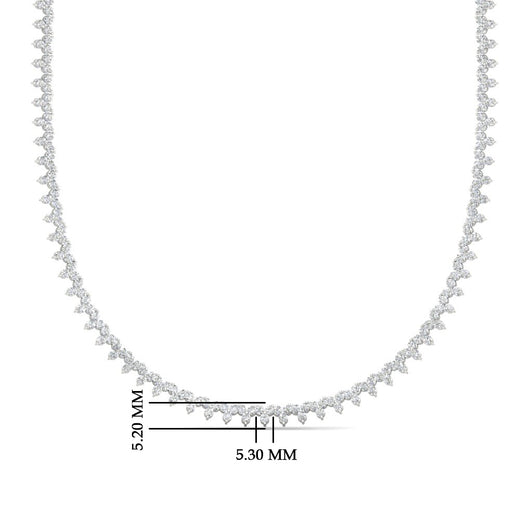 12-carat-three-stone-diamond-cluster-gold-necklace-in-FDNK11335-(0.05CT)-NL-WG