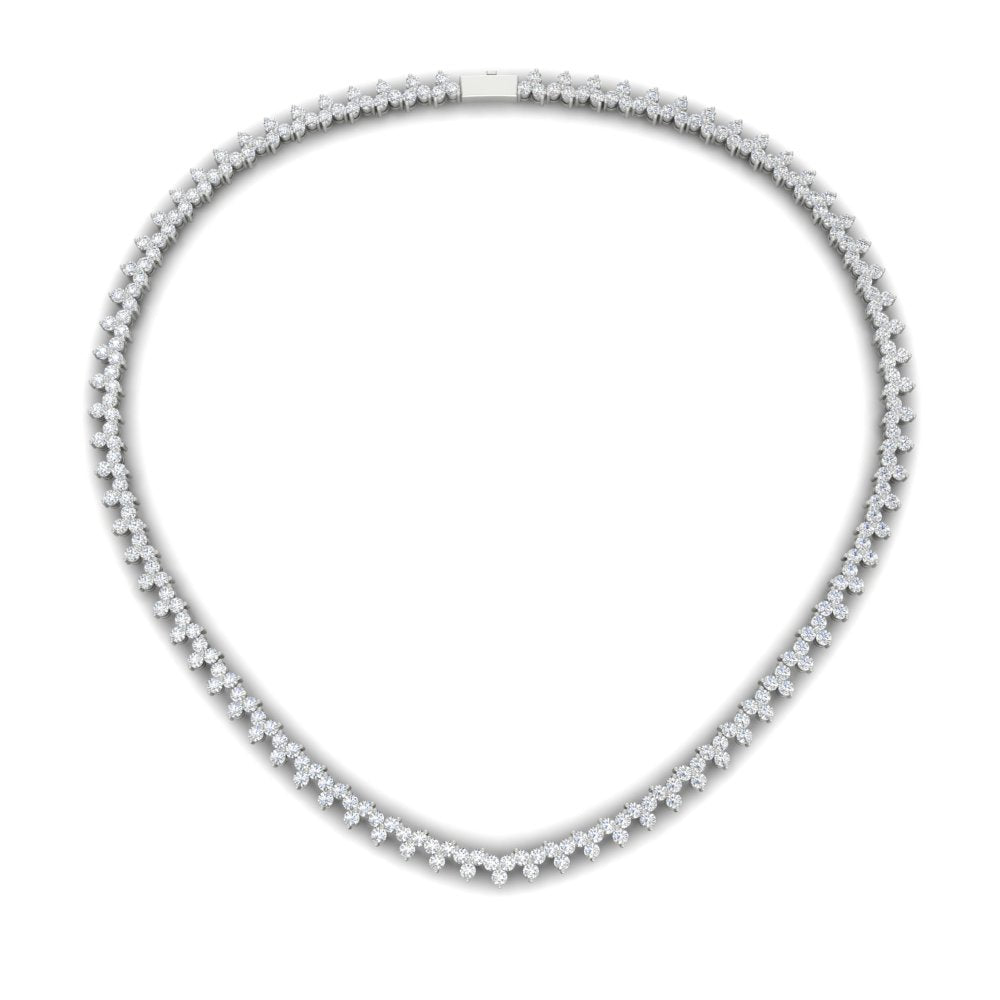 12-carat-three-stone-diamond-cluster-gold-necklace-in-FDNK11335-(0.05CT)-NL-WG