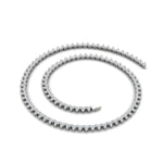 Load image into Gallery viewer, 12-carat-three-stone-diamond-cluster-gold-necklace-in-FDNK11335-(0.05CT)-NL-WG