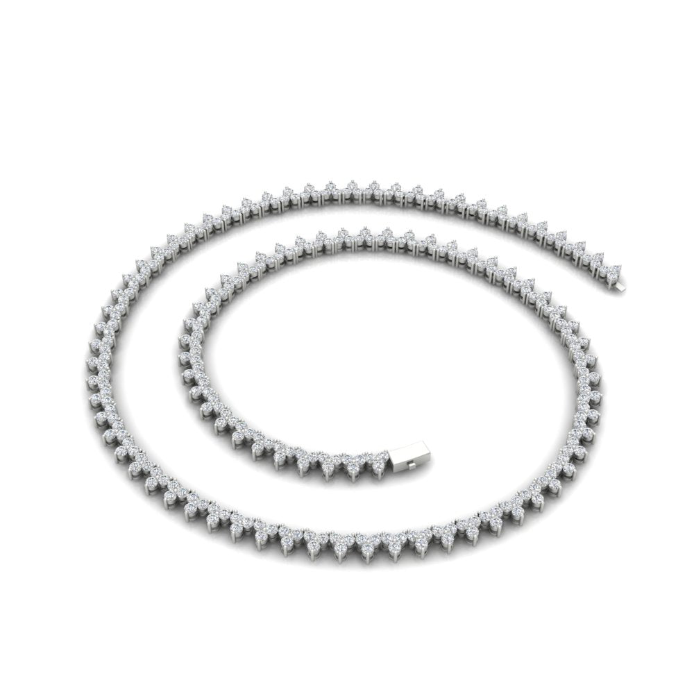 12-carat-three-stone-diamond-cluster-gold-necklace-in-FDNK11335-(0.05CT)-NL-WG