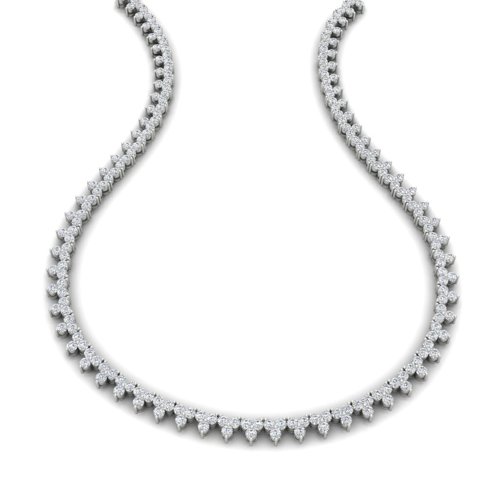 12-carat-three-stone-diamond-cluster-gold-necklace-in-FDNK11335-(0.05CT)-NL-WG