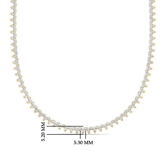 12-carat-three-stone-diamond-cluster-gold-necklace-in-FDNK11335-(0.05CT)-NL-YG