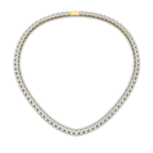 12-carat-three-stone-diamond-cluster-gold-necklace-in-FDNK11335-(0.05CT)-NL-YG