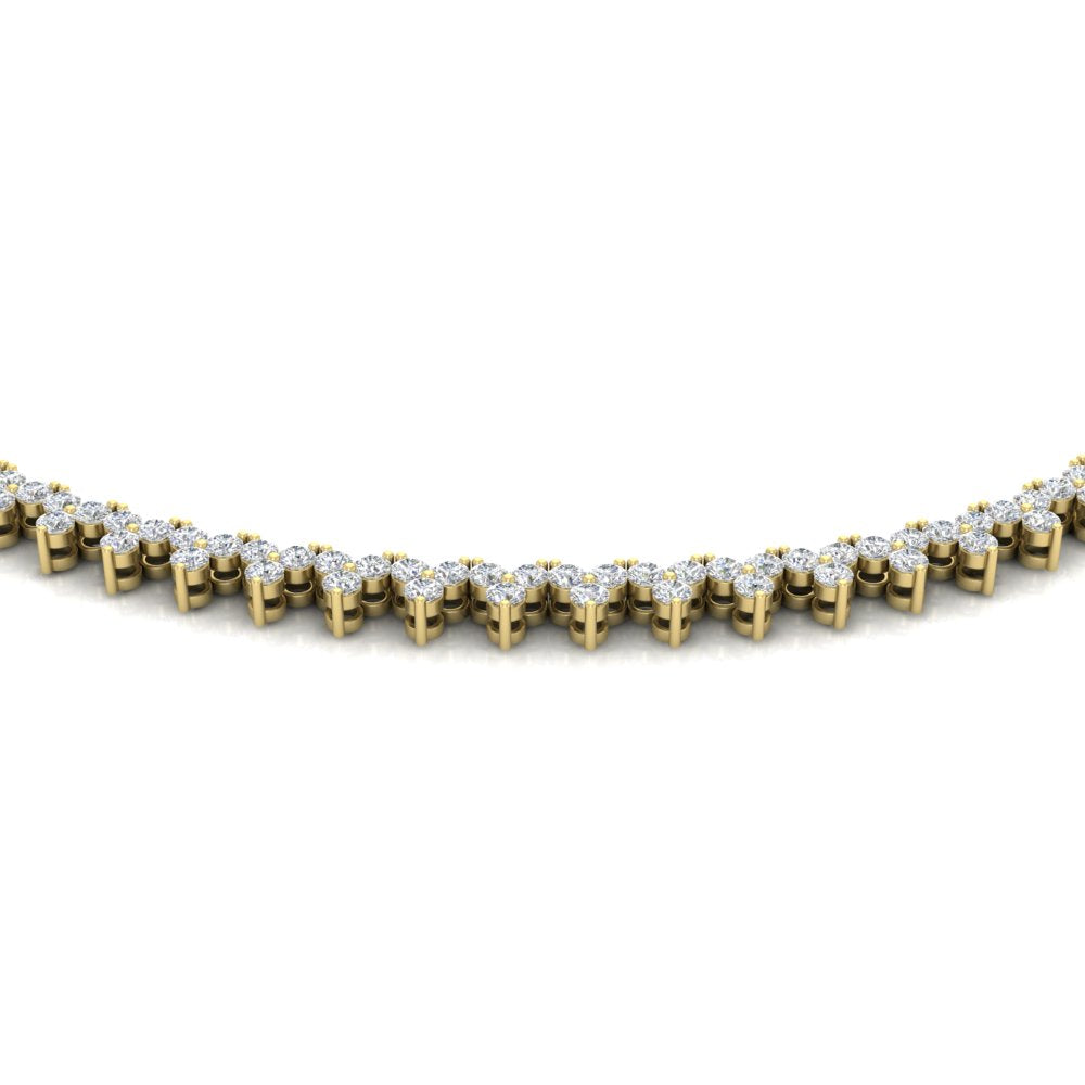 12-carat-three-stone-diamond-cluster-gold-necklace-in-FDNK11335-(0.05CT)-NL-YG