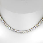 Load image into Gallery viewer, 12-carat-three-stone-diamond-cluster-gold-necklace-in-FDNK11335-(0.05CT)-NL-YG