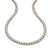 Load image into Gallery viewer, 12-carat-three-stone-diamond-cluster-gold-necklace-in-FDNK11335-(0.05CT)-NL-YG