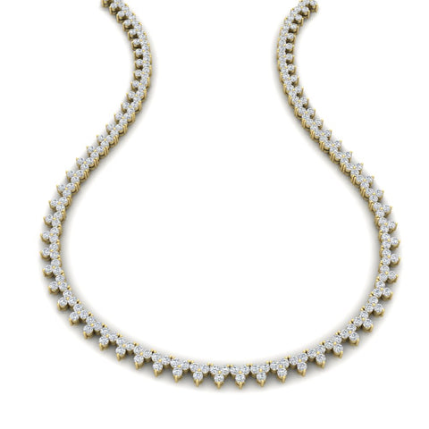 12-carat-three-stone-diamond-cluster-gold-necklace-in-FDNK11335-(0.05CT)-NL-YG