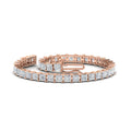 Thumbnail 3 - 12-ct-princess-cut-diamond-tennis-bracelet-in-rose-gold-FDBRC10450PRANGLE4-12.00CT-NL-RG_a1519702-cb18-4d3b-bc1f-98a8a511f80b