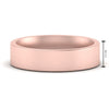 Load image into Gallery viewer, Comfort Fit Flat 4 mm Mens Wedding Band
