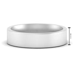 Load image into Gallery viewer, Comfort Fit Flat 4 mm Mens Wedding Band
