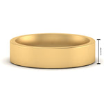 Load image into Gallery viewer, Comfort Fit Flat 4 mm Mens Wedding Band
