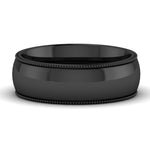 Load image into Gallery viewer, 4 mm Comfort Fit Wedding Band Milgrain Edge
