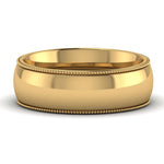 Load image into Gallery viewer, 4 mm Comfort Fit Wedding Band Milgrain Edge
