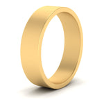 Load image into Gallery viewer, 5 mm Flat Gold Wedding Band
