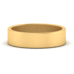 Load image into Gallery viewer, 5 mm Flat Gold Wedding Band
