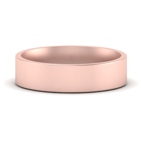 Light Weight Flat Mens Wedding Band