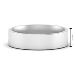 Load image into Gallery viewer, Light Weight Flat 4 mm Mens Wedding Band
