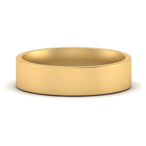 Light Weight Flat Mens Wedding Band