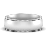 Load image into Gallery viewer, 4 mm Milgrain Comfort Fit Mens Wedding Band
