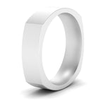 Load image into Gallery viewer, 4 mm Square Comfort Fit Mens Wedding Band
